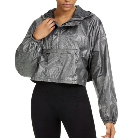 *NWOT* FREE PEOPLE MOVEMENT DIAMOND BLACK REFLECTIVE JACKET - Picture 5 of 5